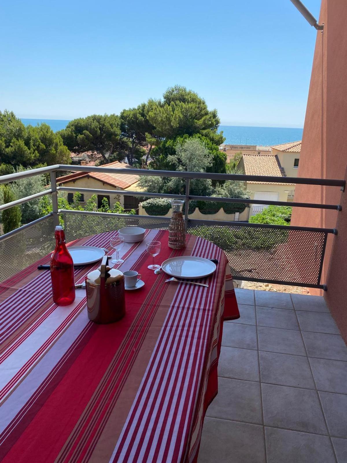 Appartement 4 Pers - Terrasse - Vue Mer - Proche Plage Saint-Pierre-la-Mer  Luaran gambar